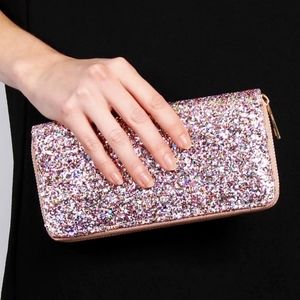 1 Left! Beautiful Pink Sparkly Wallet